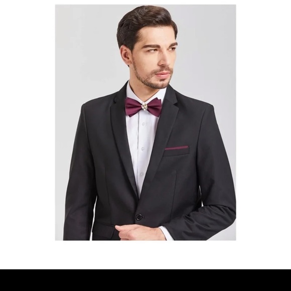 Men's Wedding Bow Ties Pre-tied for Groom, Groomsmen Bowties for Tuxedo Ausukler - Picture 5 of 9